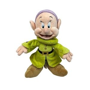 The Disney Store Dopey 11” Tall Plush Snow White & The Seven Dwarves Soft Plush